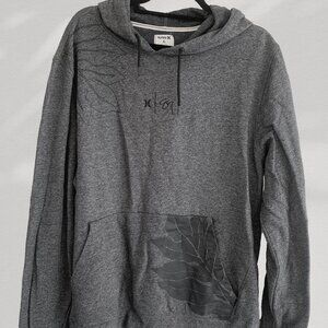 Sig Zane x Hurley Pullover | Gray Ulu Hoodie | Hawaiian Style